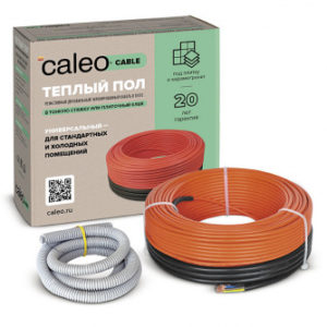 Нагревательная секция для теплого пола CALEO CABLE 18W-40, 5,5 м2
